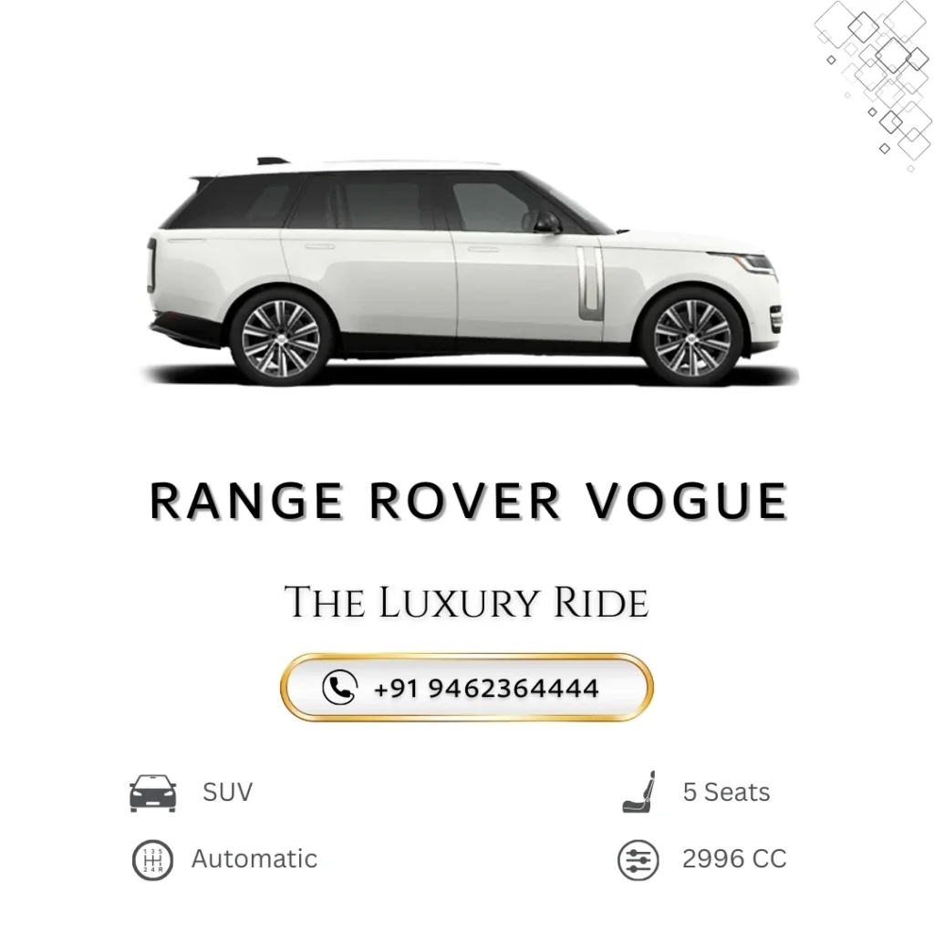 Range rover vogue rental in jaipur