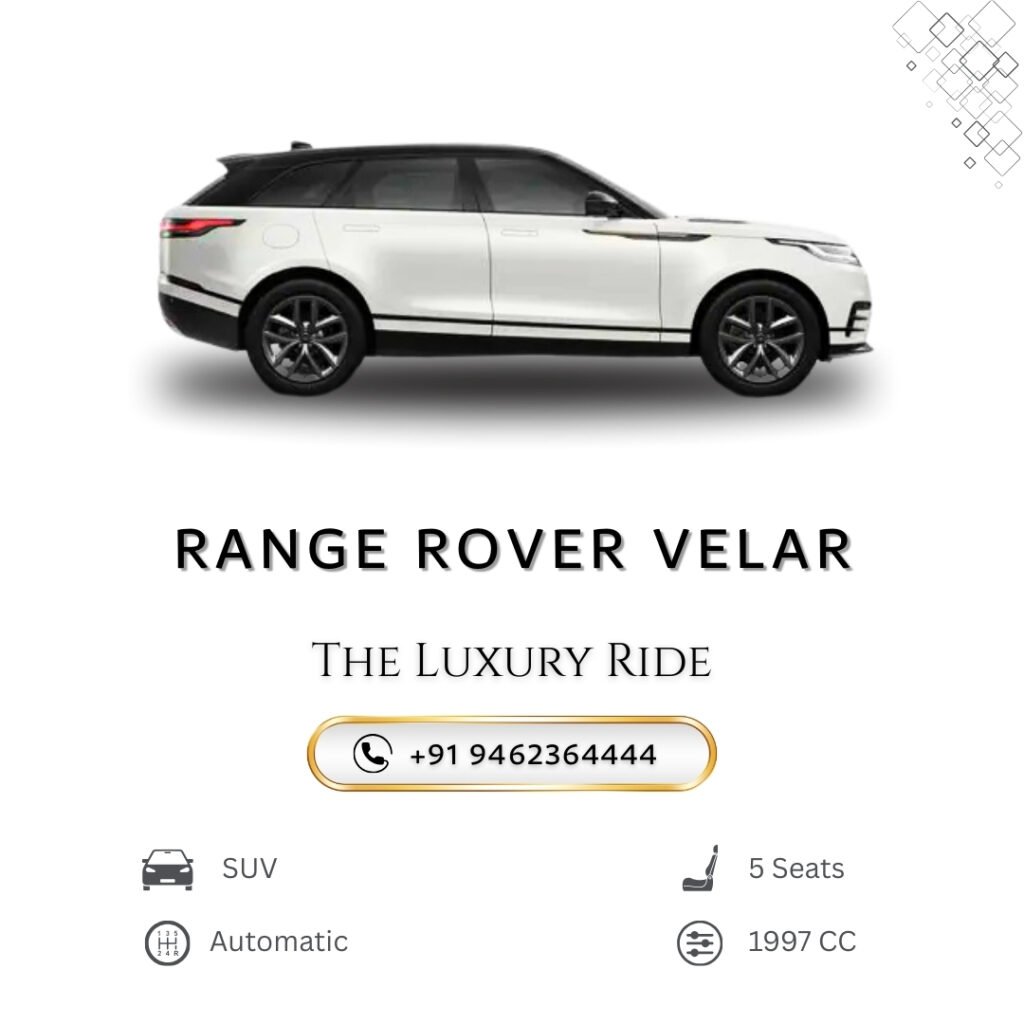 Range Rover Velar Rental in Jaipur