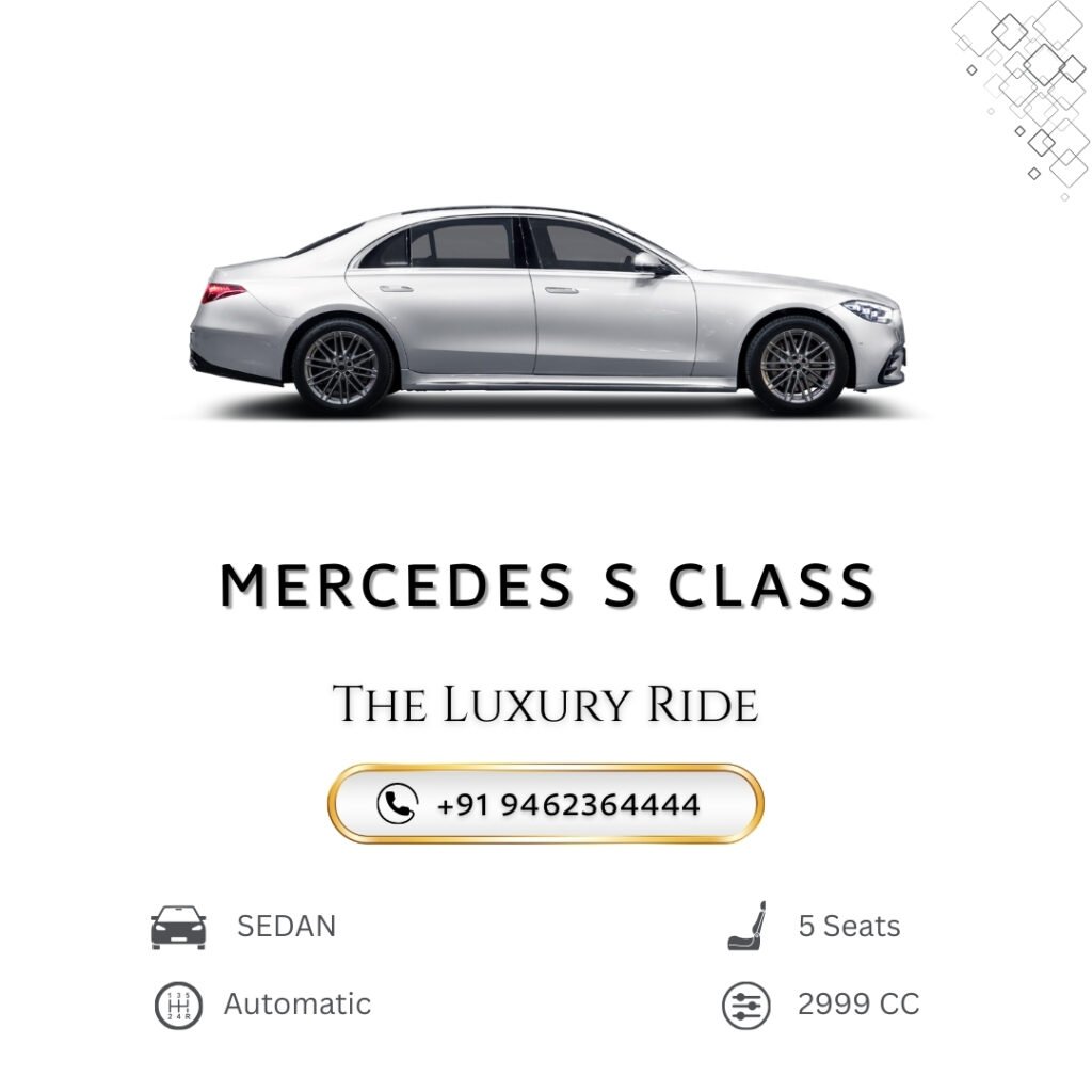 Mercedes S Class Rental in Jaipur