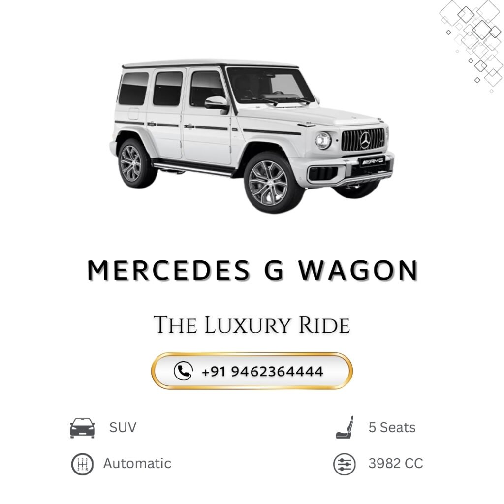 Mercedes G Wagon Rental in Jaipur