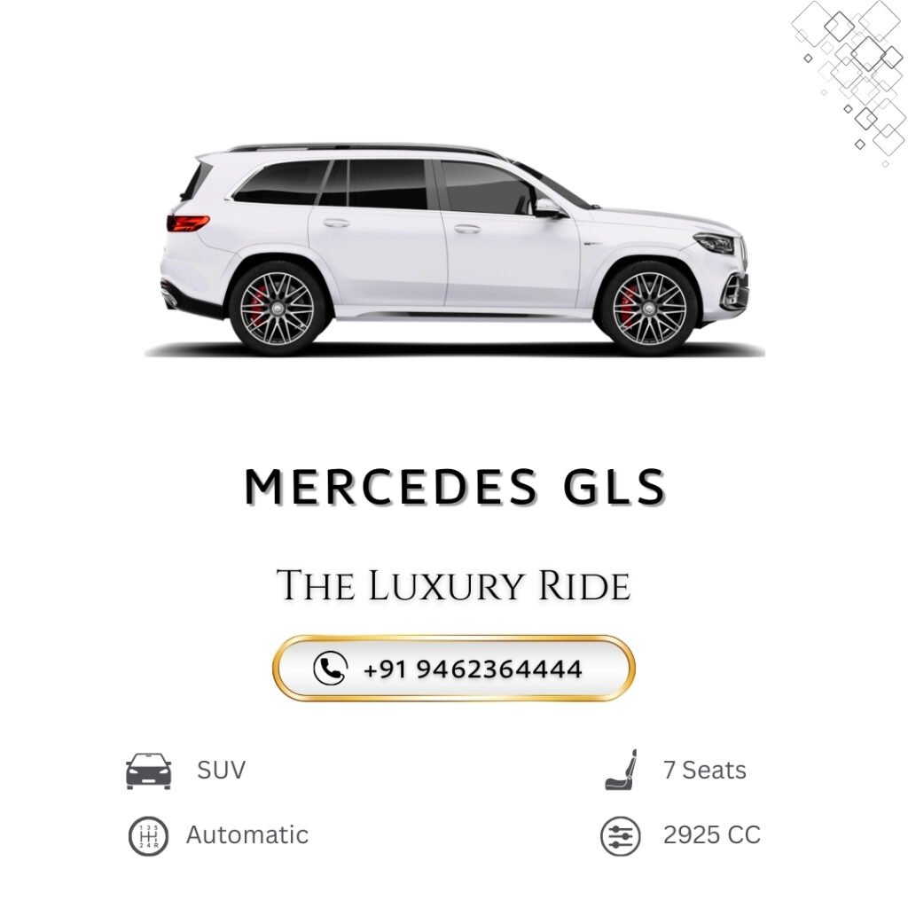 Mercedes GLS Rental in Jaipur