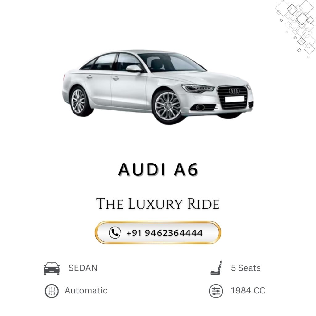 Audi A6 rental in Jaipur