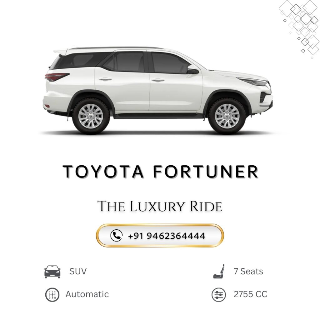 Toyota Fortuner Rental in Jaipur