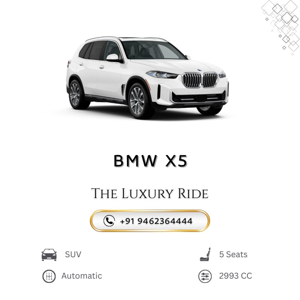BMW X5 Rental in Jaipur